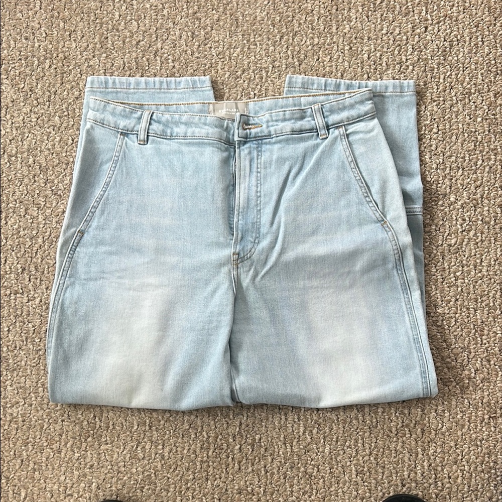 Everlane Blue Relaxed Jeans with Light Wash